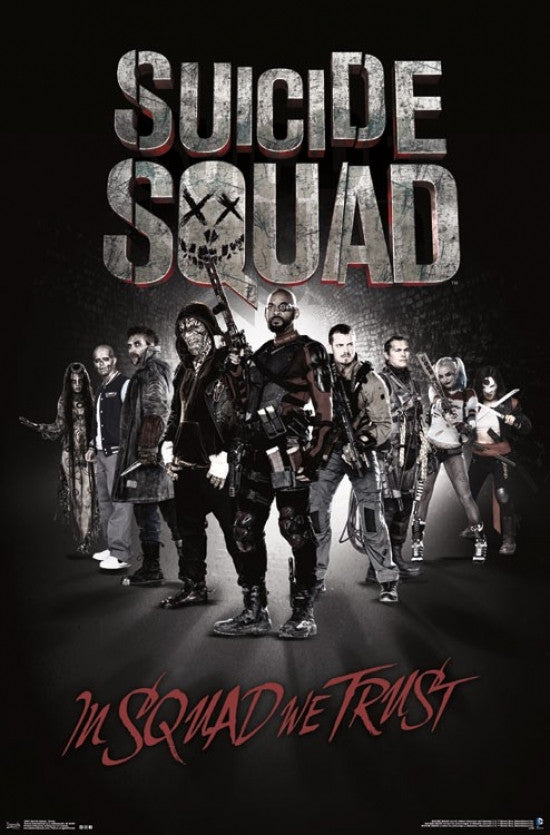 Suicide Squad Group Poster Print - 22x34 Rolled Poster
