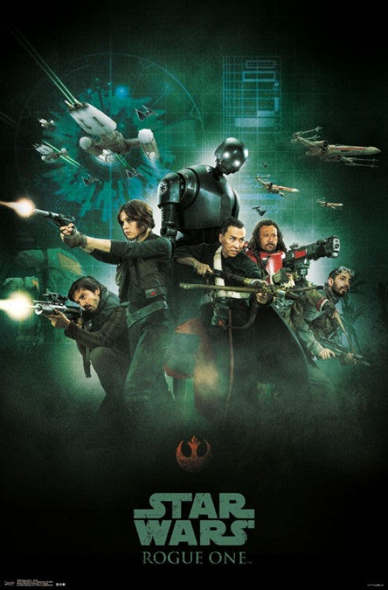 Star Wars Rogue One Group Poster Print - 22x34