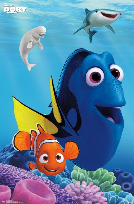 Finding Dory Poster Print - Dory Design (22x34)