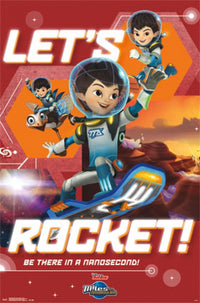 Miles from Tomorrowland Rocket Poster Print 22x34