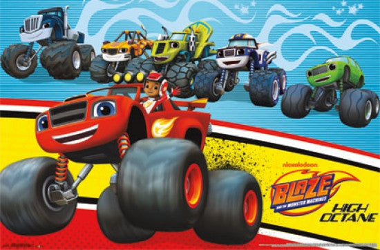Nickelodeon Blaze and the Monster Machines Rolled Poster Print