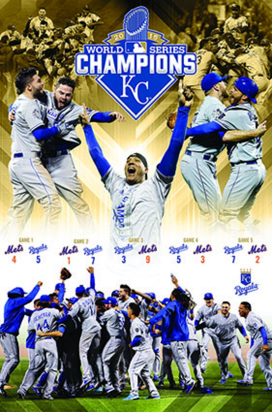2015 World Series Celebration Poster Print showcasing the excitement of the championship.