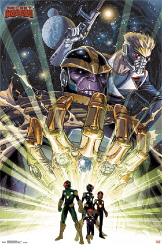 Marvel Thanos Gauntlet Poster Print 24x36