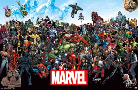 Marvel The Lineup 15 Poster Print - 22x34 | Posterazzi