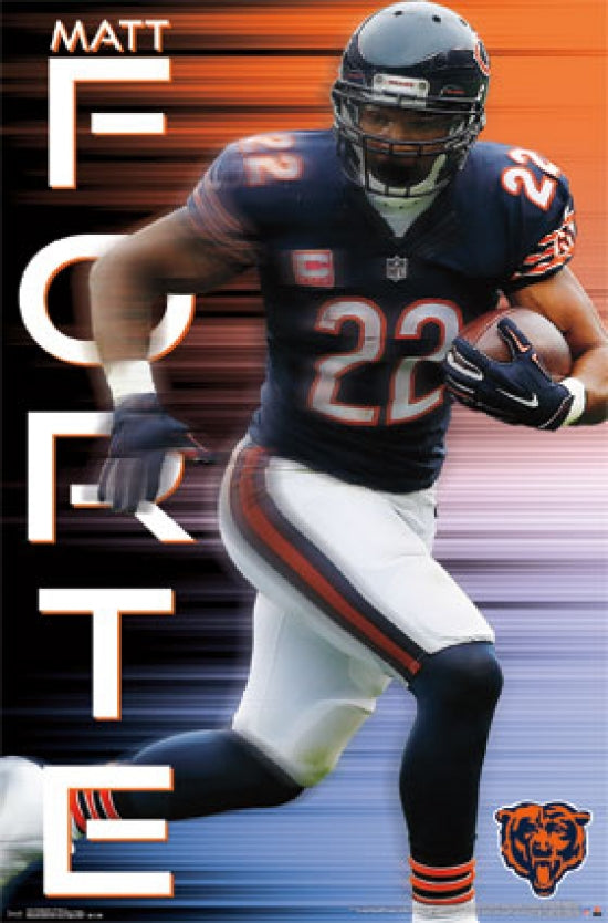Chicago Bears Matt Forte Poster Print 22 x 34
