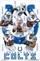 Indianapolis Colts Team Poster Print featuring vibrant colors and design.