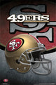 San Francisco 49ers Helmet Poster Print - 22x34
