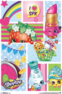Shopkins Collage Poster Print - 22x34 Rolled Art
