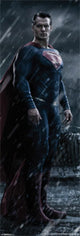 Batman vs. Superman poster print featuring epic superhero battle.