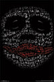 The Dark Knight Joker Face Rolled Poster Print - 24x36