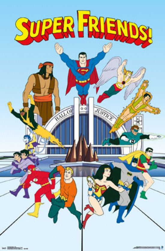 Super Friends Team Poster Print - 22x34 Rolled Poster