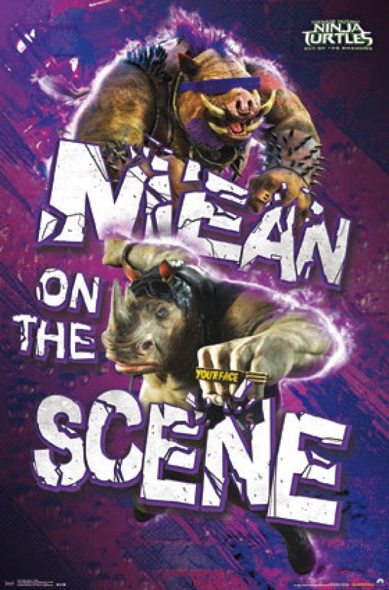 Ninja Turtles 2 - Mean Poster Print (22x34) - Rolled Poster