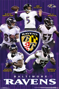 Baltimore Ravens 2015 Team Poster Print - Rolled Poster