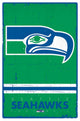 Seattle Seahawks Retro Logo 15 Poster Print - 24x36