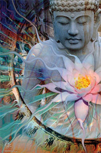 Buddha - Living Radiance Rolled Poster Print (22x34)