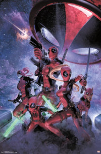 Deadpool Family Poster Print - Perfect for Home & Office