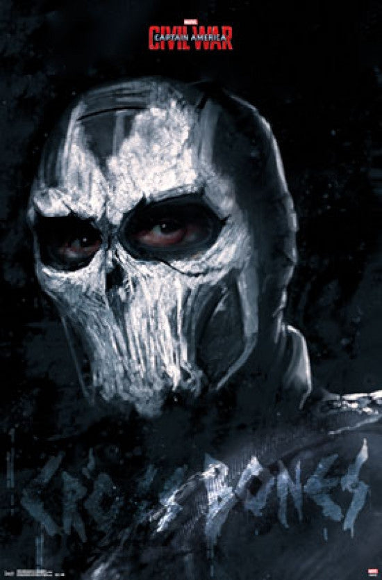 Captain America: Civil War - Crossbones Rolled Poster Print