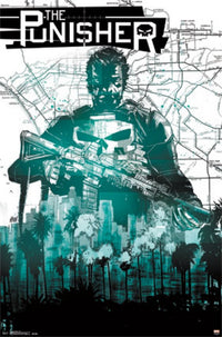 The Punisher Map Poster Print - 22x34 Rolled Art