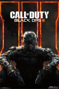 Black Ops 3 Key Art Poster Print (22x34) - Perfect for Gamers