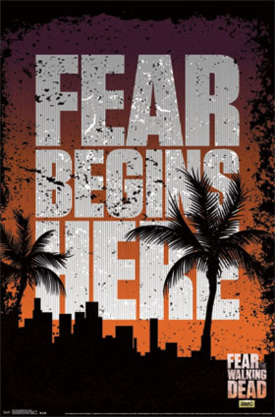 Fear the Walking Dead Teaser Poster Print - 24x36