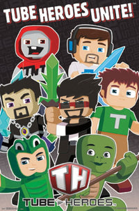 Tube Heroes Group Poster Print - 22x34 Rolled Poster