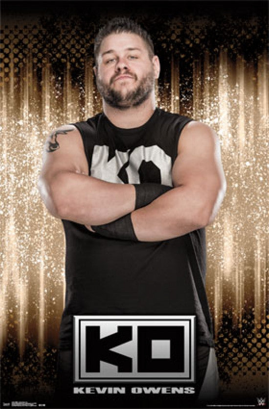 WWE Kevin Owens 15-Inch Poster Print - Rolled Poster