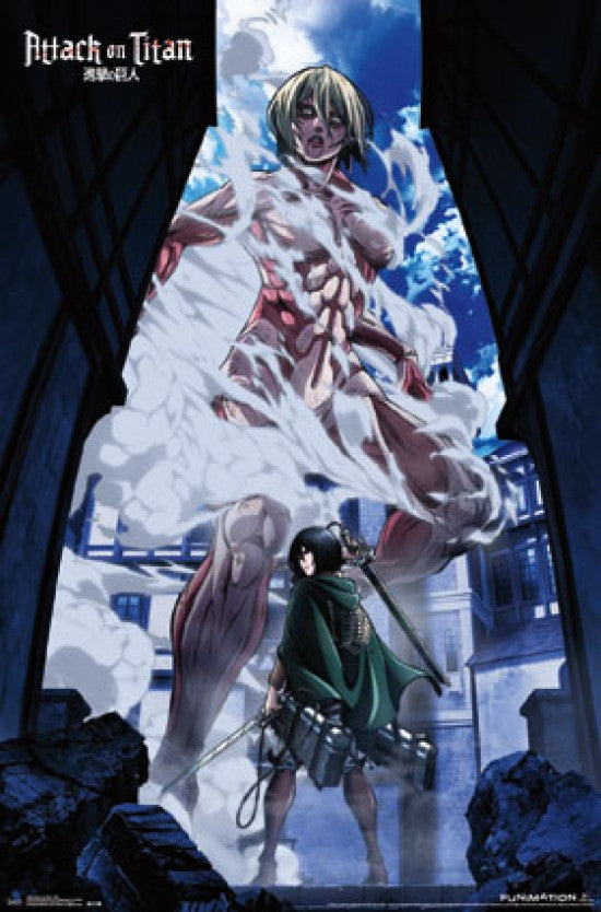 Attack On Titan DVD Poster Print - 22x34 Rolled Poster