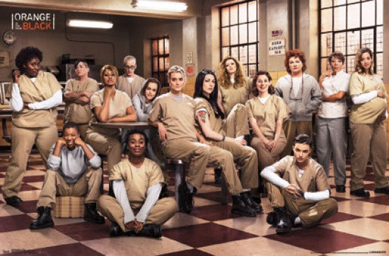 Orange is the New Black Group Poster Print (34x22) - Rolled