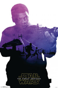 Star Wars: The Force Awakens - Finn Badge Rolled Poster Print