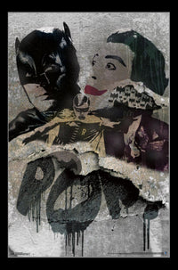 Batman Grunge Poster Print - 22x34 Rolled Art