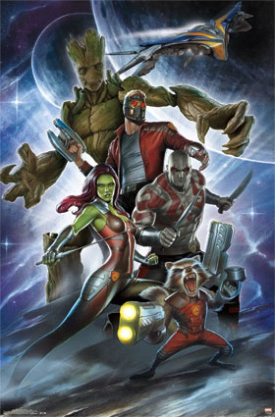Guardians of the Galaxy - Attack Poster Print (22x34)