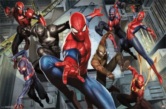 Ultimate Spider-Man Characters Poster Print - 22x34