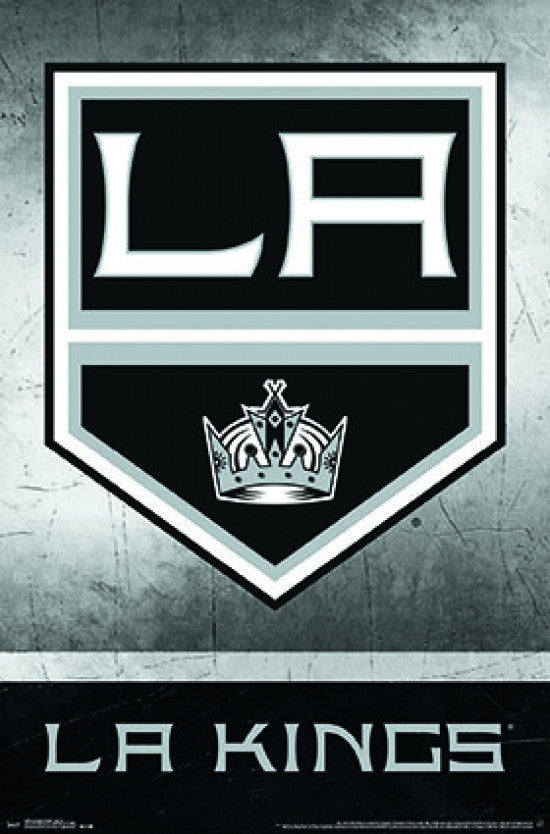 Los Angeles Kings Logo 15 Poster Print - Perfect for Fans