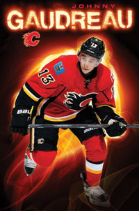 Calgary Flames Johnny Gaudreau Poster Print 22x34