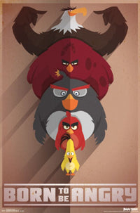 Angry Birds - Born Angry Rolled Poster Print