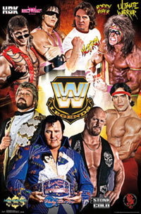 WWE Legends - Group 16 Rolled Poster Print