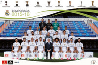 Real Madrid Team 15 Poster Print - Perfect for Fans and Collectors
