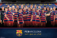 FC Barcelona Team 15 Poster Print - Premium Rolled Artwork