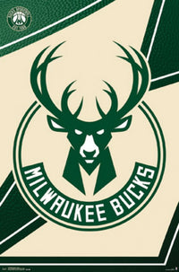 Milwaukee Bucks Logo Poster Print - 22x34 Rolled Poster