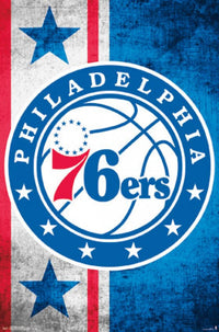 Philadelphia 76ers Logo Poster Print - 22x34