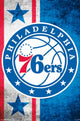 Philadelphia 76ers Logo Poster Print - 22x34