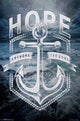Hope Anchors Inspirational Poster Print 22x34