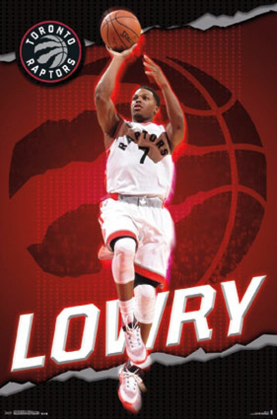 Kyle Lowry Toronto Raptors Poster Print - 22x34