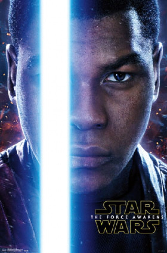 Star Wars: The Force Awakens Finn Portrait Poster Print