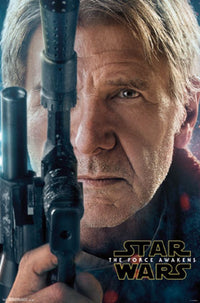 Star Wars The Force Awakens Han Solo Portrait Poster Print