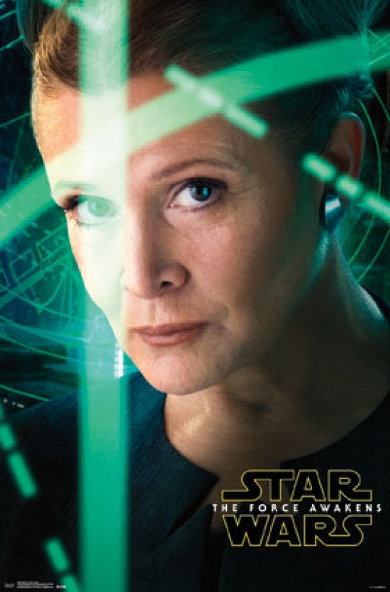 Star Wars: The Force Awakens - Leia Portrait Rolled Poster Print