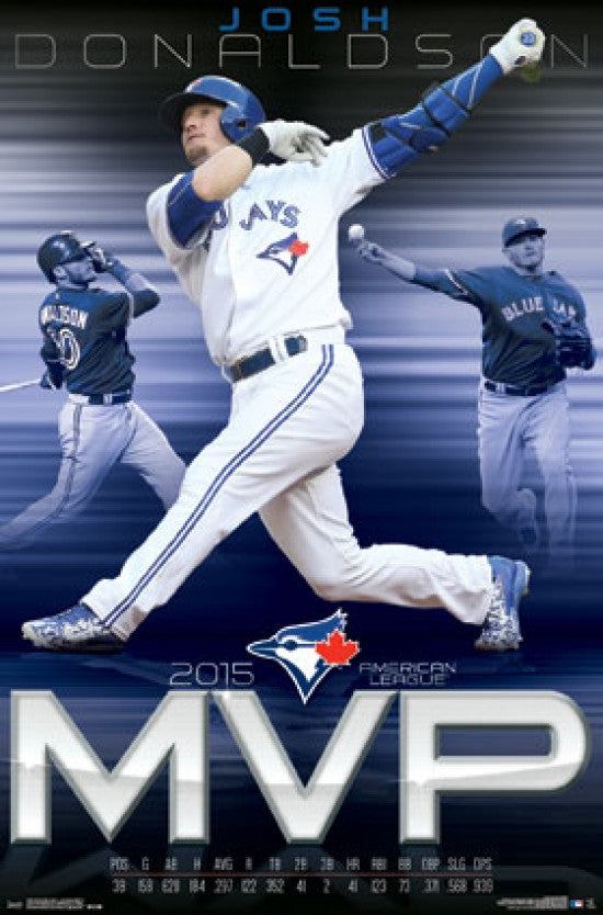 Josh Donaldson MVP Toronto Blue Jays Poster Print 22x34
