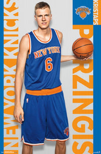 New York Knicks Kristaps Porzingis Poster Print 22x34