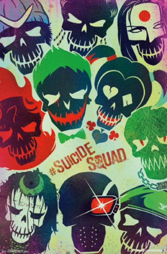 Suicide Squad - Faces Rolled Poster Print 22x34