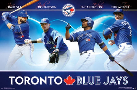 Toronto Blue Jays Group 16 Poster Print - Perfect for Fans